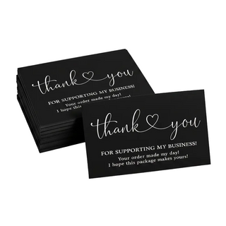 Thank You for Your Order Package Insert Cards