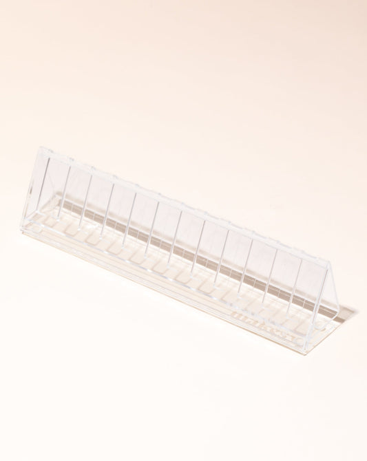 Translucent blotter strip holder