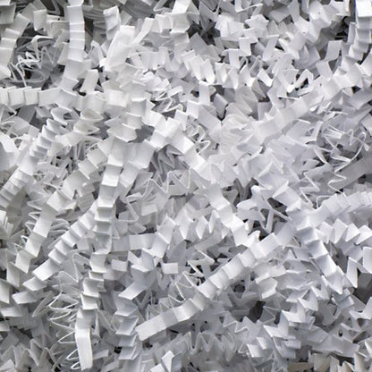 White crinkle paper color and texture