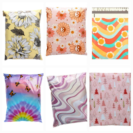 XL 14 by 17 inch poly mailer variety pack